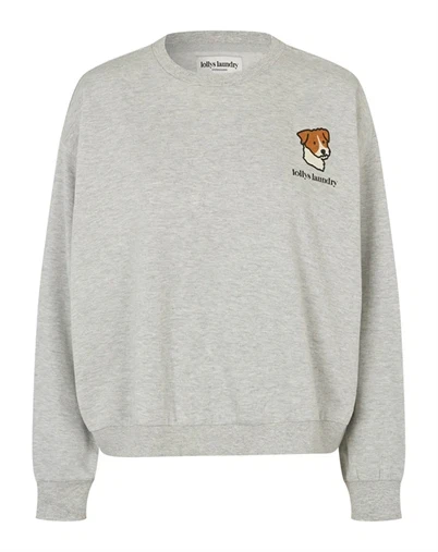 Lollys Laundry - SydneyLL Dog Sweatshirt - Light Grey Melange